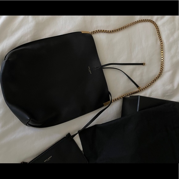 SUZANNE MINI HOBO BAG IN SMOOTH LEATHER - Picture 11 of 15